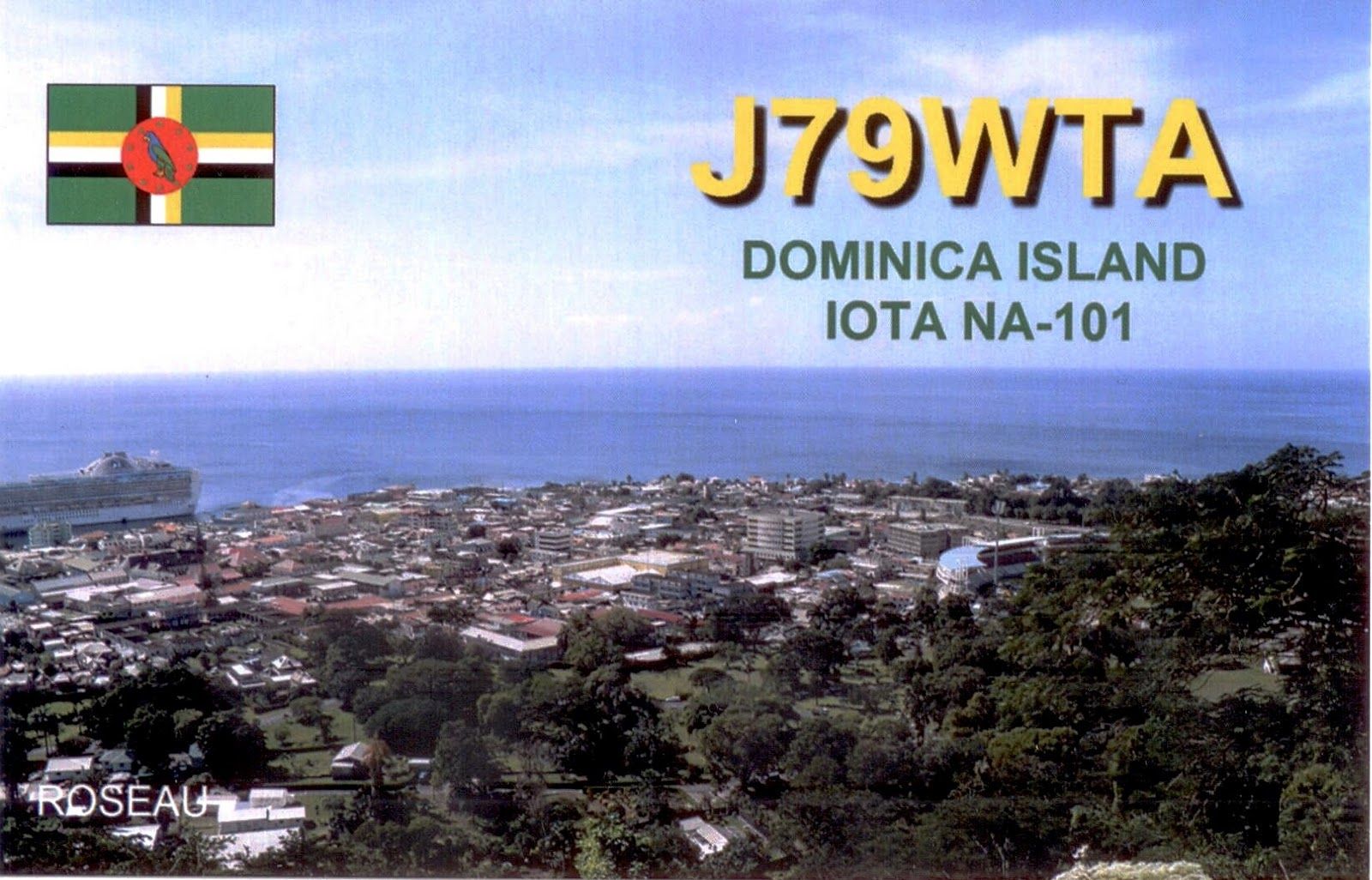 Dominica J79WTA QSL