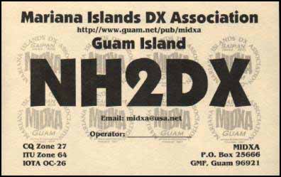 Остров Гуам NH2DX