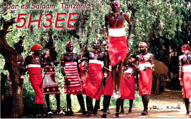 Танзания 5H3EE QSL 1