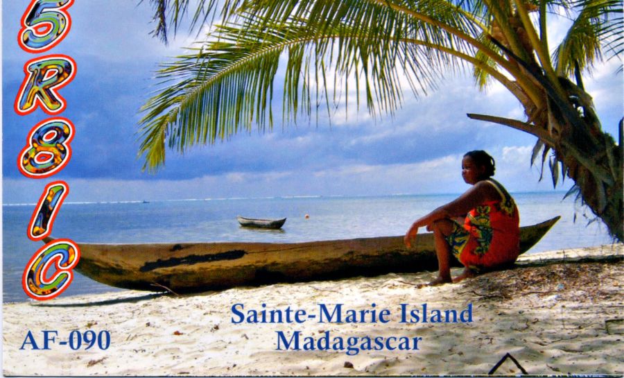 Остров Сент Мари Нуси Бураха Мадагаскар 5R8IC QSL 