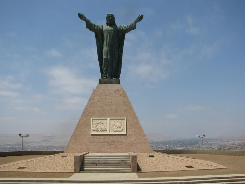 Чили XR6N Туристические достопримечательности Статуя Христа