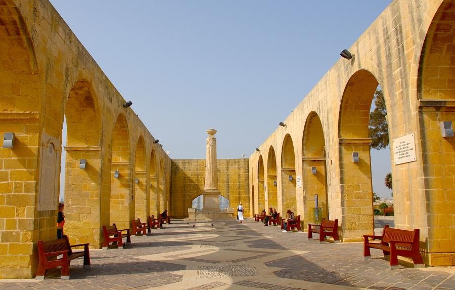 9H3EE La Valletta: bastione di San Pietro e Paolo, Malta.