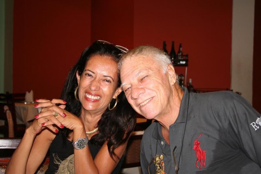 PY1RO Rolf Rasp with wife, Rio, Brazil.