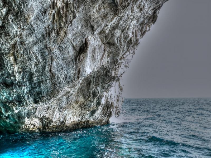 SW8DX Crystal Rock, Meganisi Island, Lefkada, Greece.