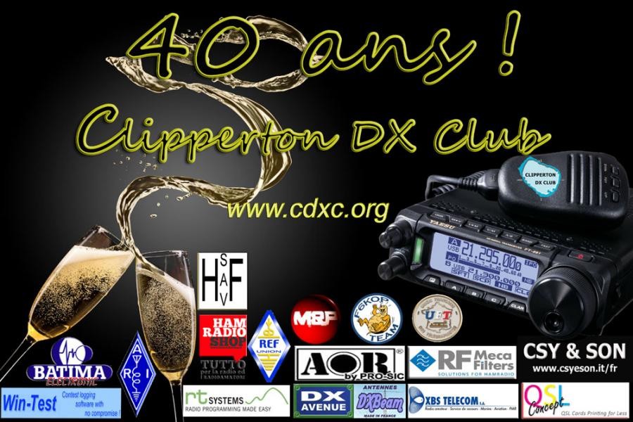 TO40CDXC Clipperton Island DX Club, Martinique Island