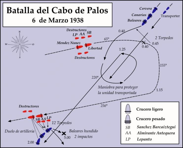 AM5BCP Murcia, Spain. Battle of Cabo de Palos.