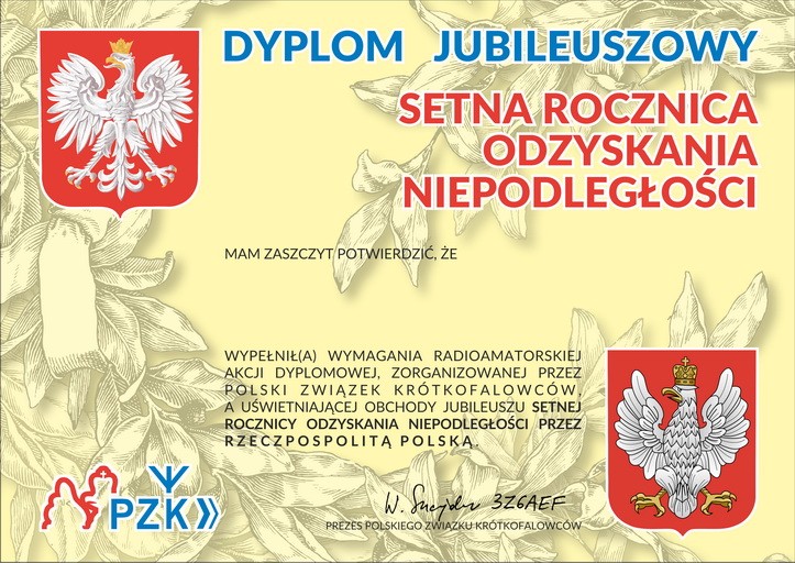 100 years Independence Poland Award
