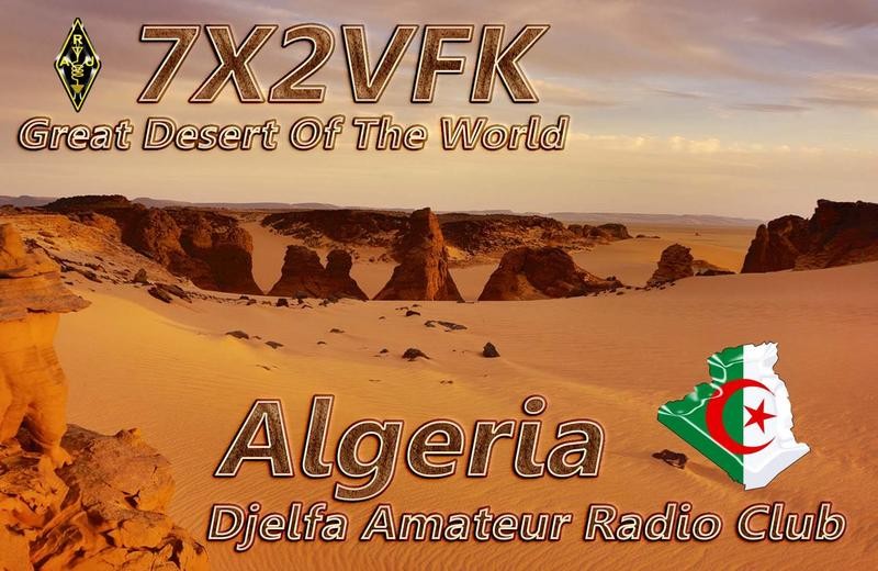 7X2VFK Djelfa Amateur Radio Club, Djelfa, Algeria