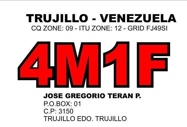 4M1F Jose Gregorio Teran Paredes, Trujillo, Venezuela