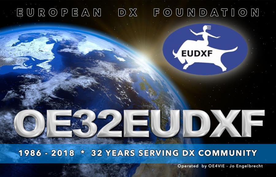OE32EUDXF Jo Engelbrecht, Burkenland, Austria. European DX Foundation.