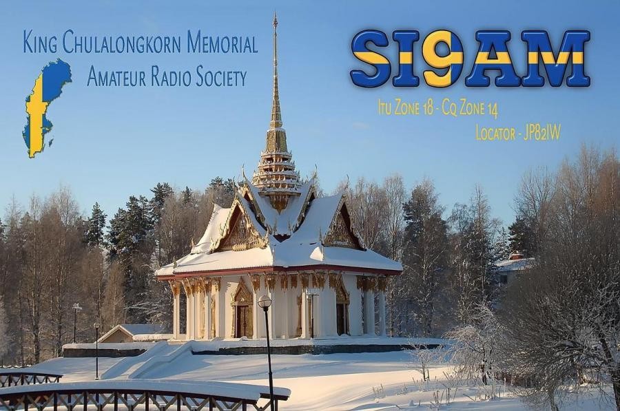 SI9AM King Chulalongkom Memorial, Hammarstrad, Sweden