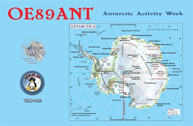 OE18ANT Albert Wintersperger, Pottendorf, Austria. Antarctic Activity Week