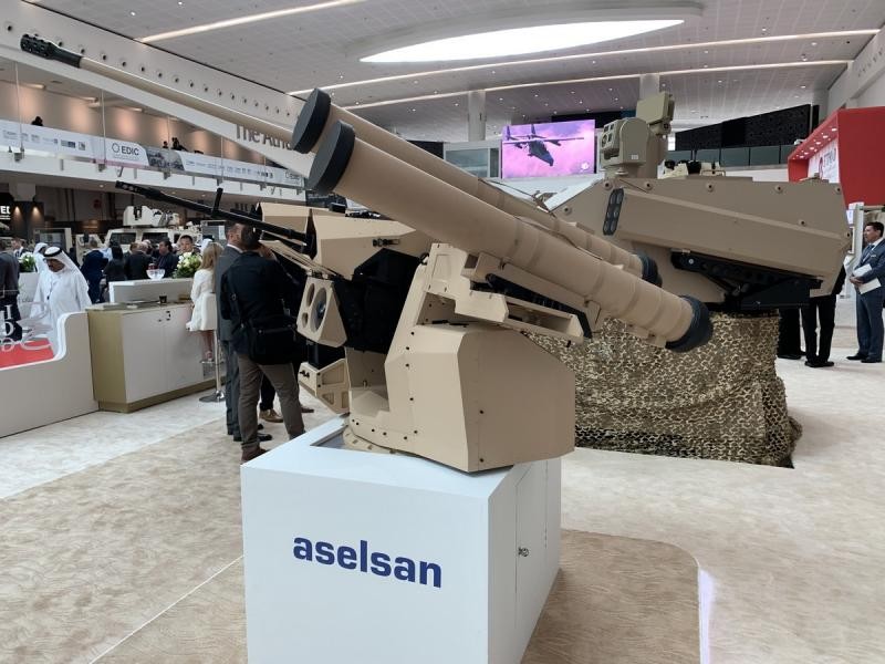 ASELSAN on IDEX 2019 International Defence Exhibition Abu Dhabi, United Arab Emirates.