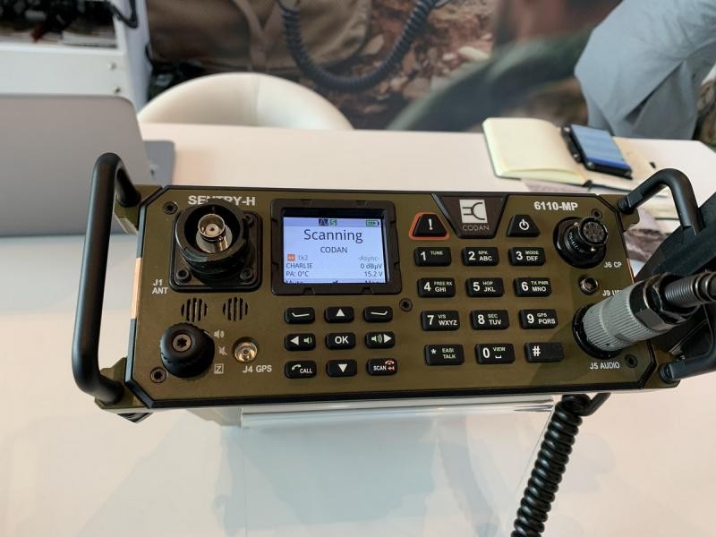 Codan Communications on IDEX 2019 International Defence Exhibition Abu Dhabi, United Arab Emirates. Image 2 Sentry
