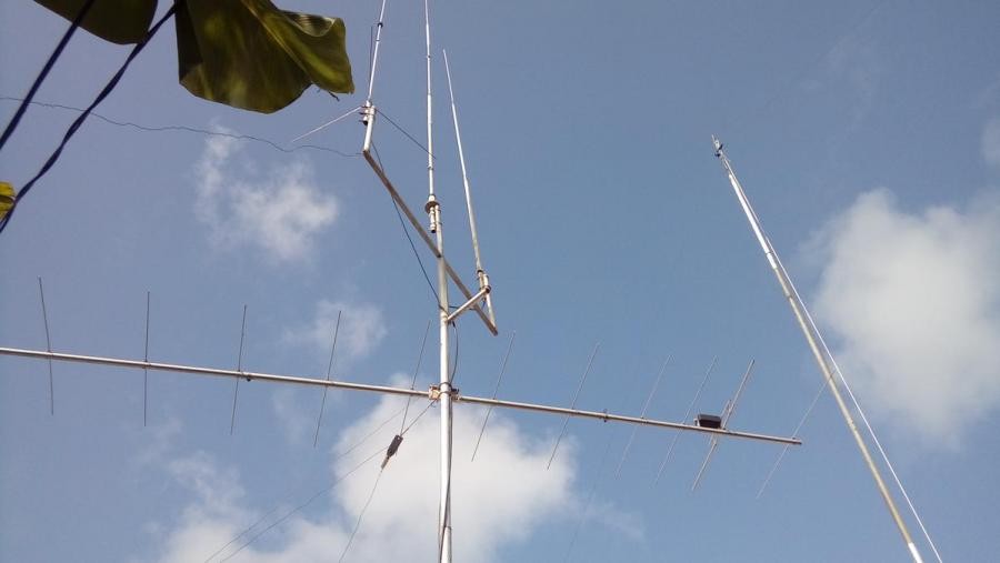 V44RR Saint Kitts Island, Saint Kitts and Nevis. Antennas