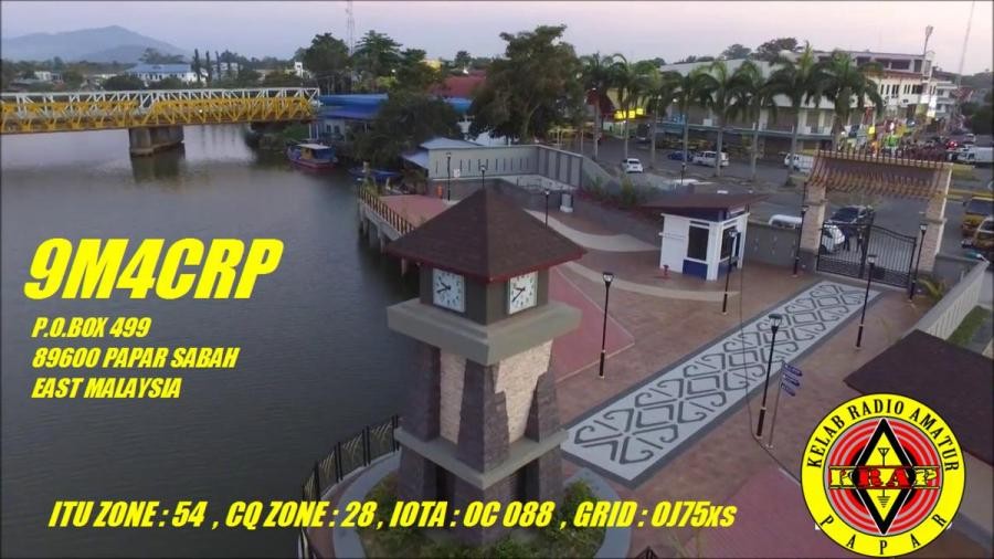 9M4CRP Kelab Amatur, Papar, Sabah, Malaysia.