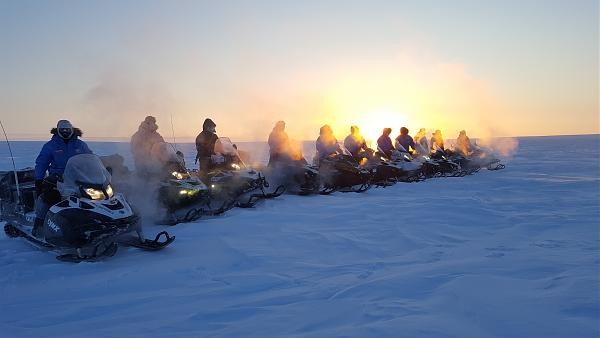 R11UND Igrim, Khanty Mansi, Russia Snowmobile Arctic expedition Northern Troopers 2019