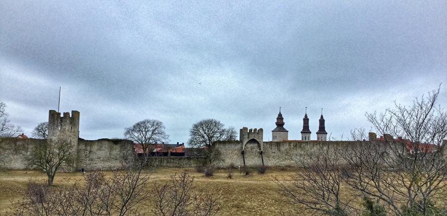 SM1/DM3MAS  The swedish island Gotland and a part of the wall in the Old town Visby