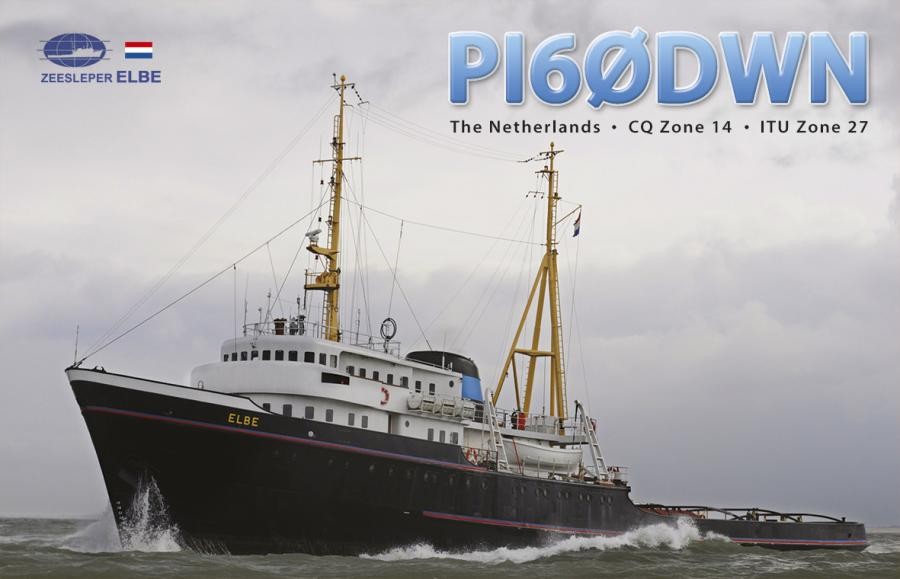 PI60DWN Tugboat Elbe, Maasluis, Oostvoorne, Netherlands