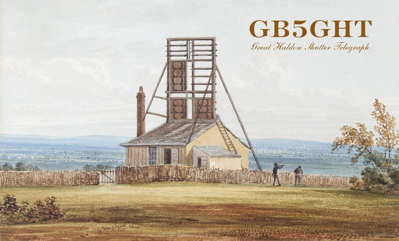 GB5GHT QSL Great Haldon Exeter