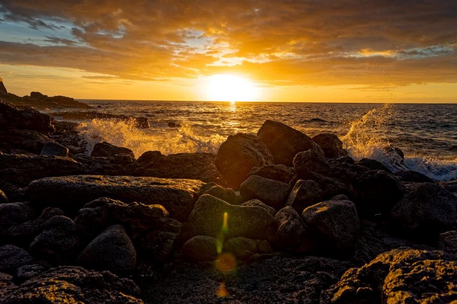 KH6/N7ON Sunset, Keauhou, Big Island, Hawaiian Islands