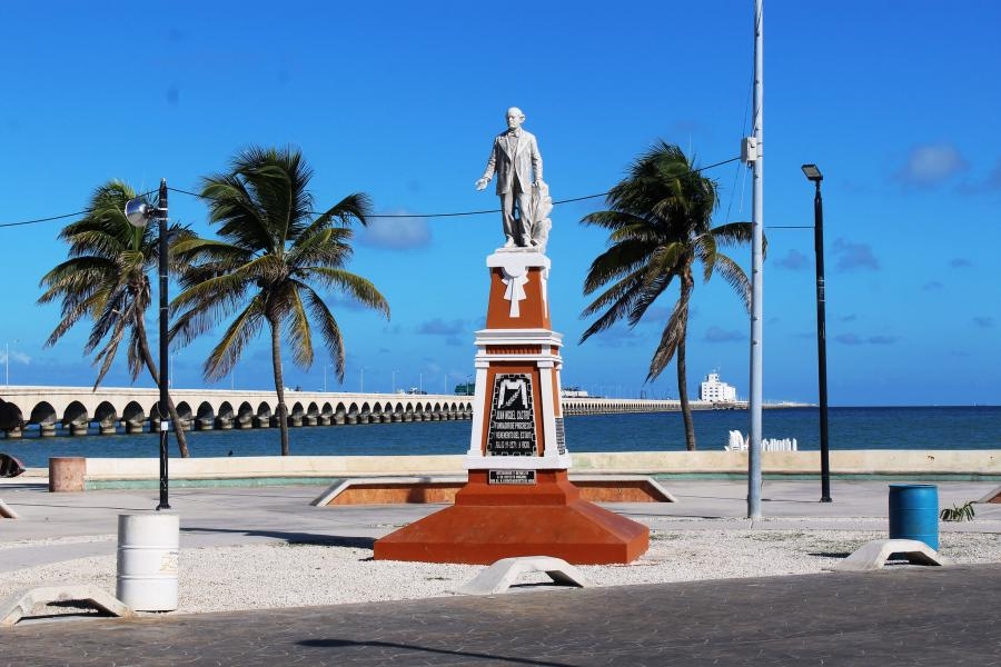 6E3A Yucatan Peninsula Progreso Pier The World longest