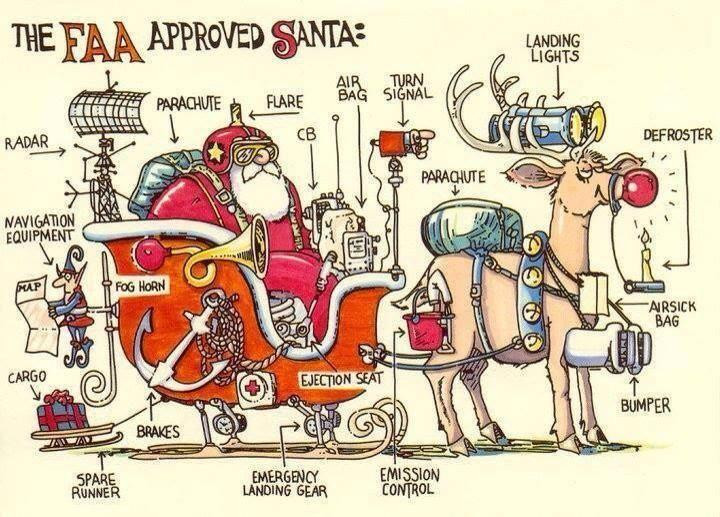FAA approved Santa