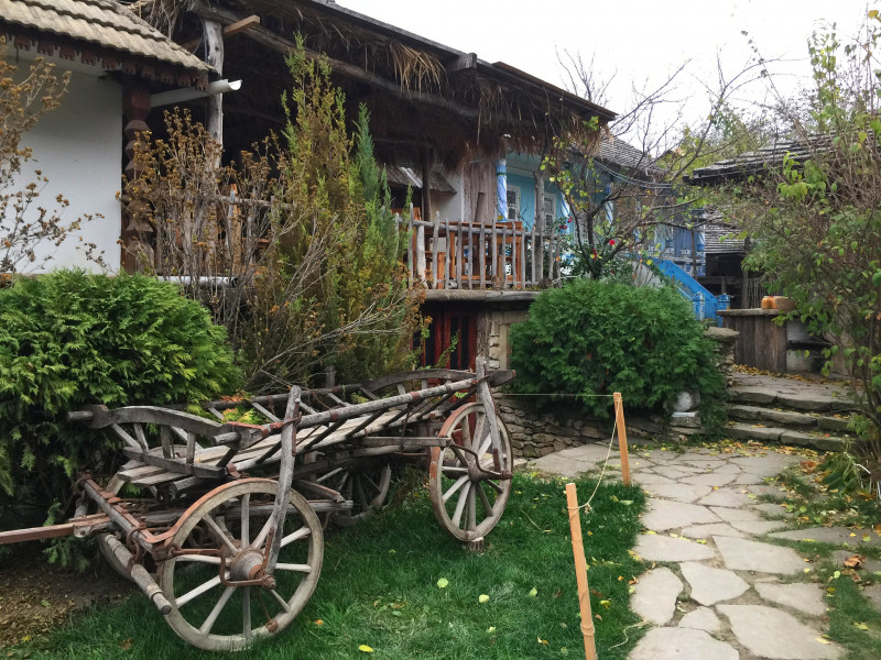 ER/UW7LL Courtyard, Old Orhei Village, Moldova.