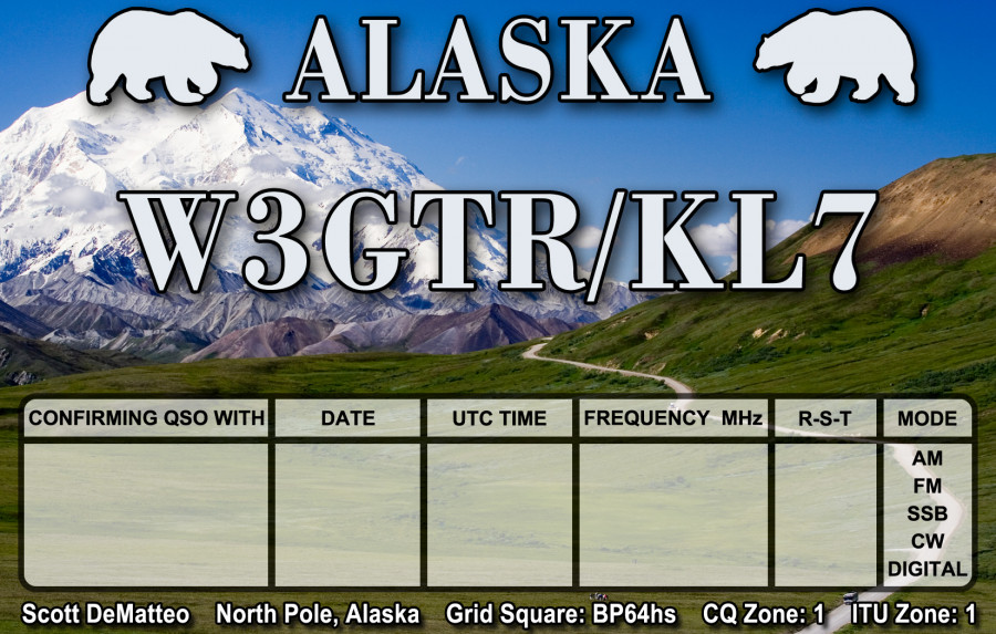 W3GTR/KL7 North Pole, Alaska