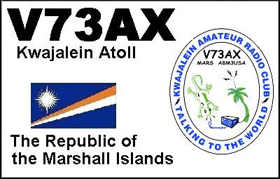 V73AX Kwalein Amateur Radio Club, Kwajalein Atoll, Marshall Islands