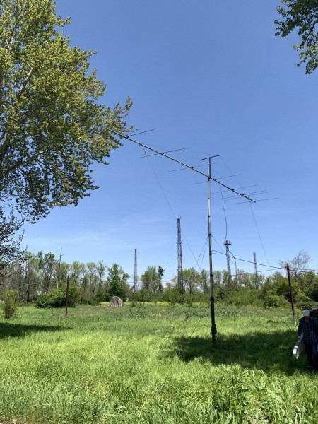 EY8MM Dushanbe, Tajikistan EME Antenna