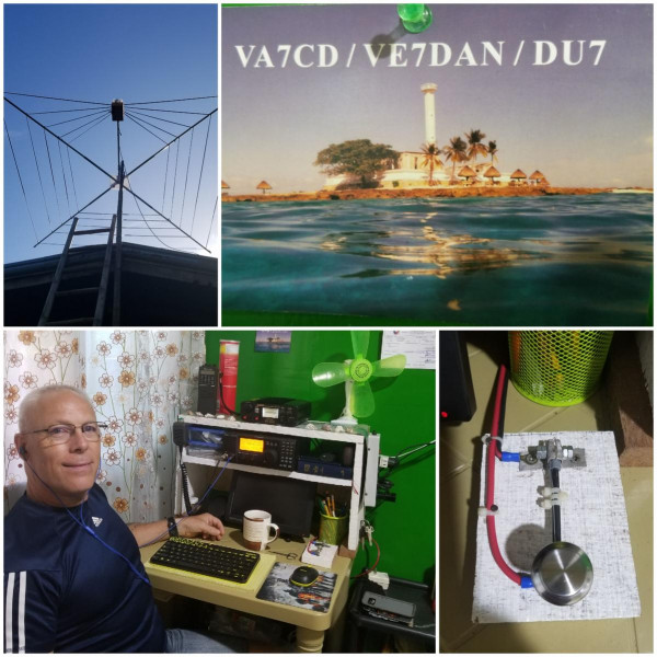 VA7CD/DU7 Daniel Clarke, Odlot, Bogo, Cebu Island, Philippines