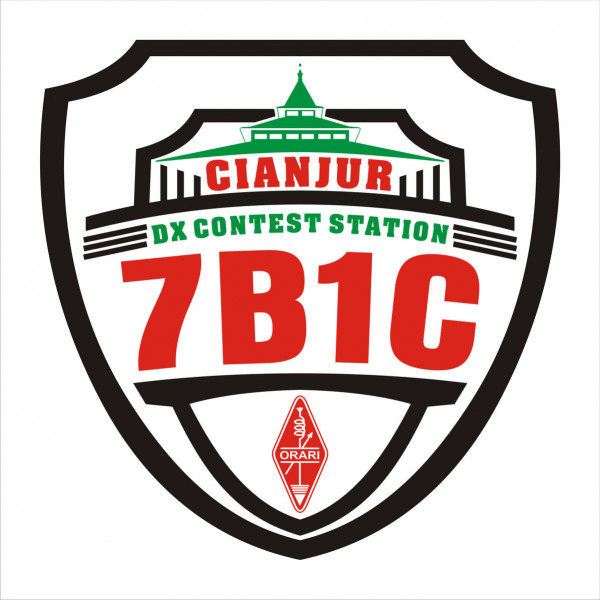 7B1C Cianjur DX Contest Station, Indonesia. Logo