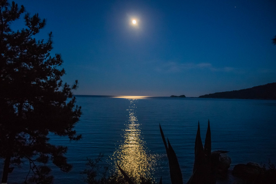 SV8/LZ3FN SV8/LZ3SM SV2CLJ/8 Full Moon, Thassos Island, Greece