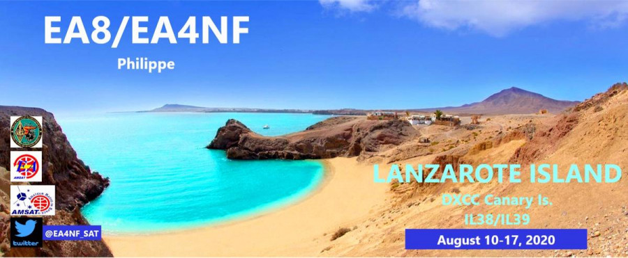 EA8/EA4NF Lanzarote Island, Canary Islands