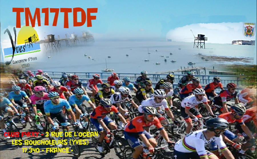 TM17TDF Yves, Tour de France. QSL