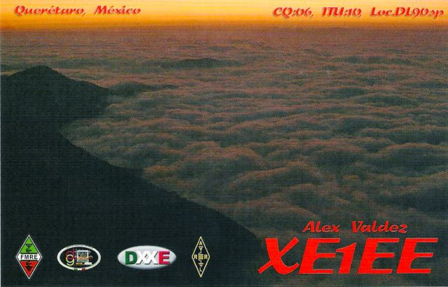 XE1EE Queretaro, Mexico QSL Card