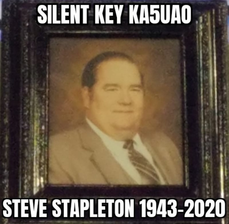KA5UAO Steve Stapleton, New Braunfels, Texas, USA