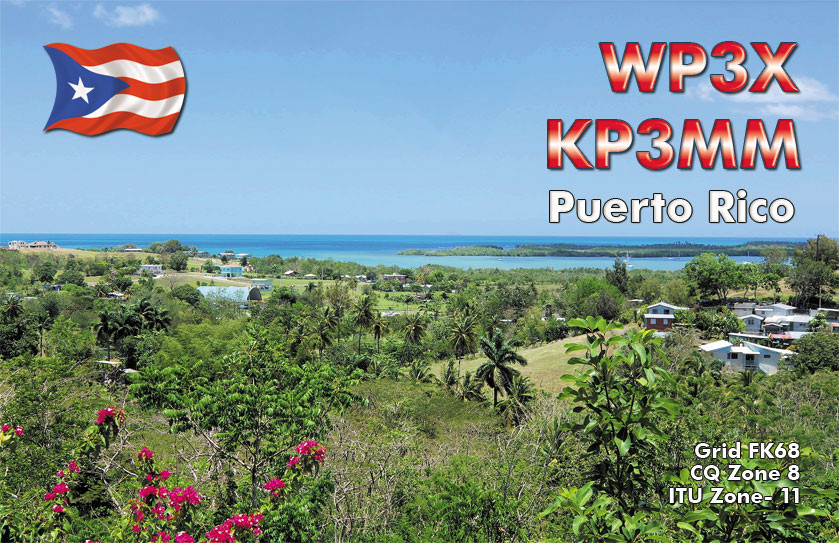 KP3MM Cabo Rojo, Puerto Rico QSL