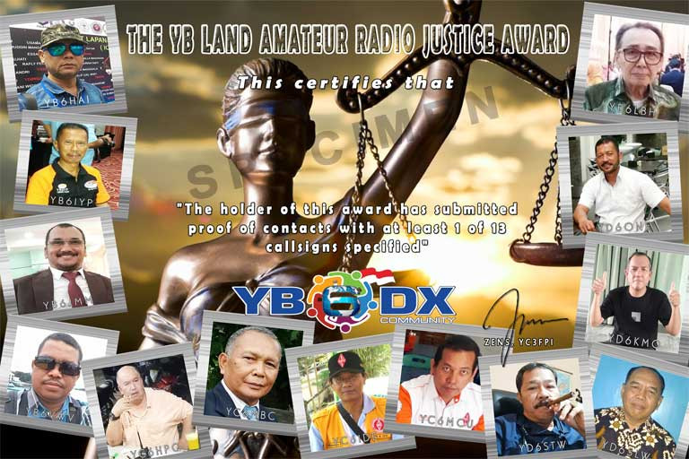 YB Land Amateur Radio Justice Award