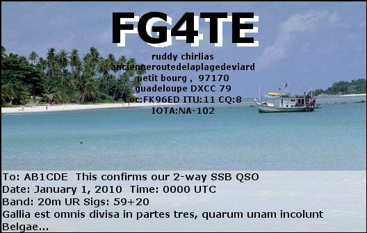 FG4TE Petit Bourg, Basse Terre Island, Guadeloupe