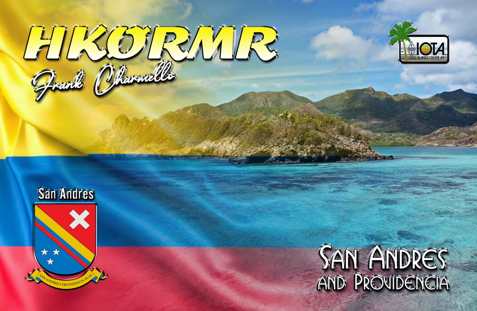 HK0RMR San Andres Island QSL EA5ZD 1