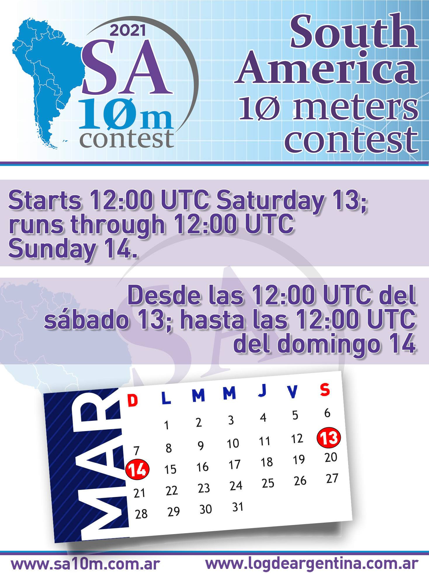 South America 10m Contest