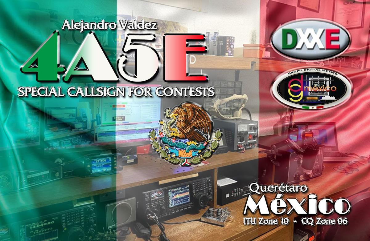 4A5E Queretaro, Mexico DX News