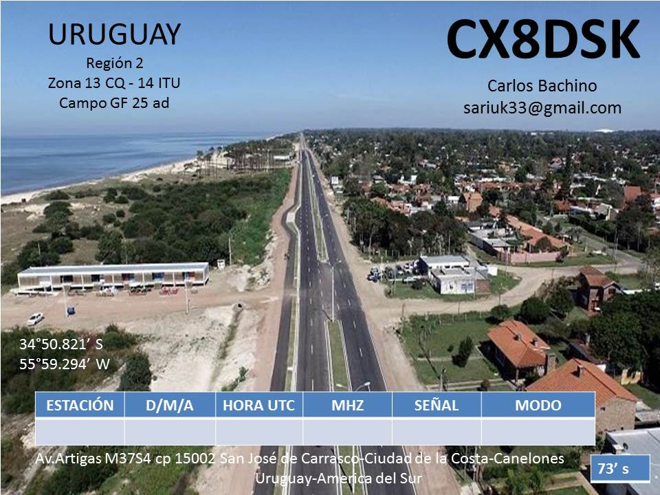 CX8DSK San Jose de Carrasco, Ciudad de la Costa, Uruguay