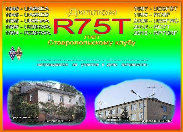 R75T Stavropol, Russia