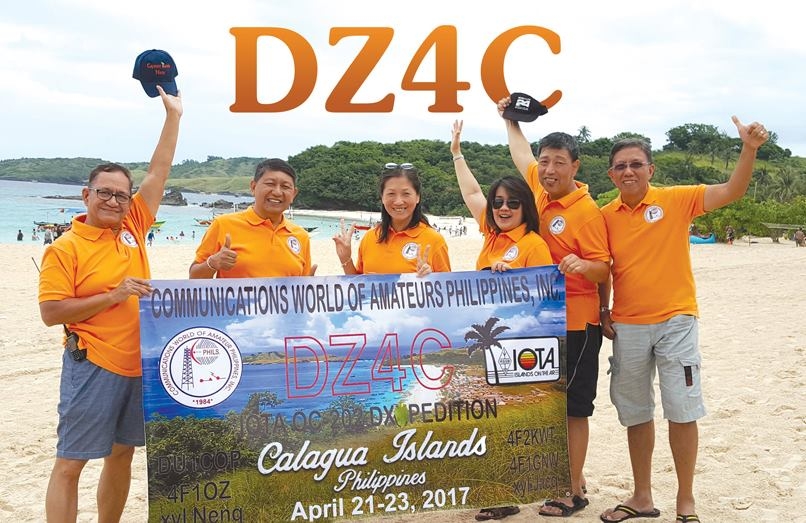 DZ4C Calagua Islands IOTA OC - 202 DX Pedition QSL