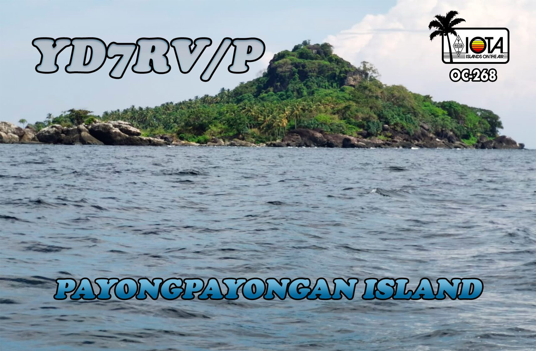 YD7RV/P Payongpayongan Island QSL 1