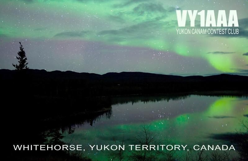 VY1AAA Whitehorse Yukon QSL