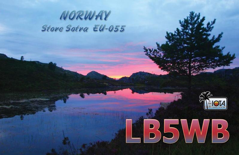LC5T Store Sotra, Norway QSL Card